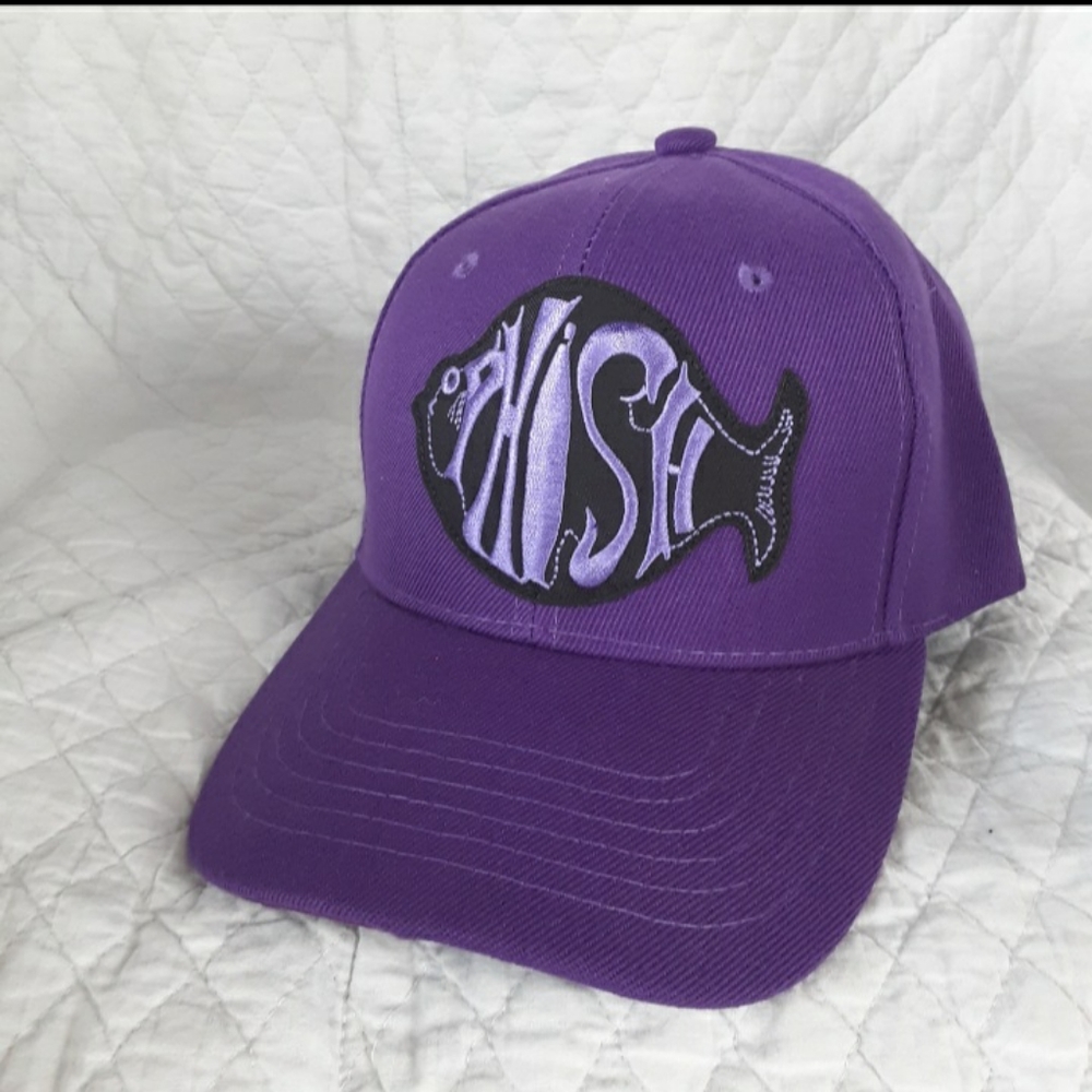 Purple Phish hat, Purple Phish logo PERMANTLY STITCHED PATCH - Picture 3 of 5